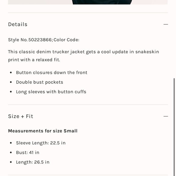 Free People Brown Snake Print Trucker Jacket - Picture 4 of 7